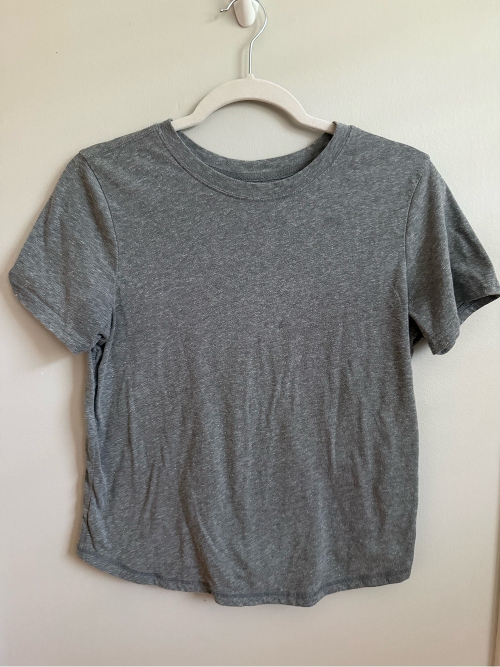 Pilcro Heather Gray Crewneck Tee